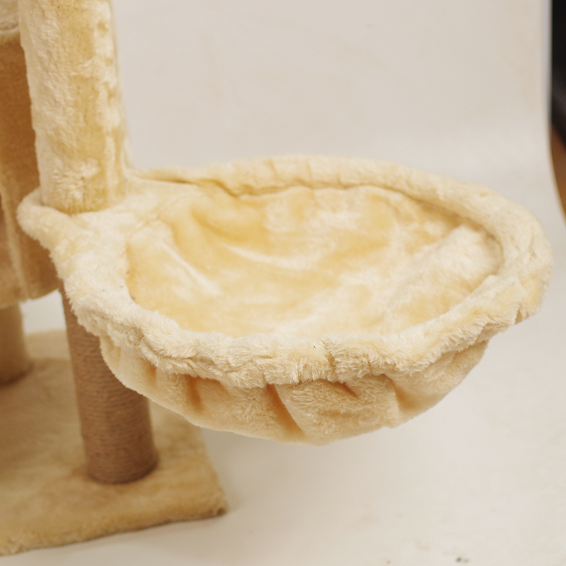 Multi-functional Triple-Cubicle Cat Tree 